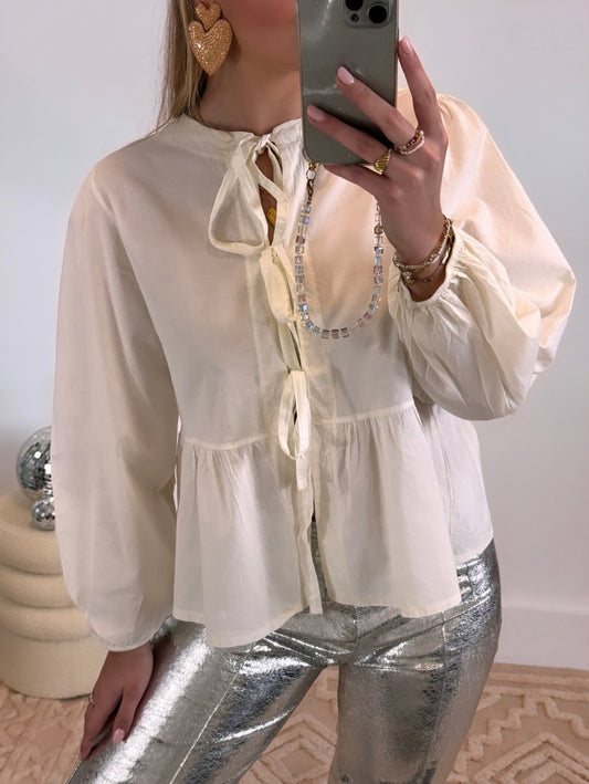 Fé Blouse Beige