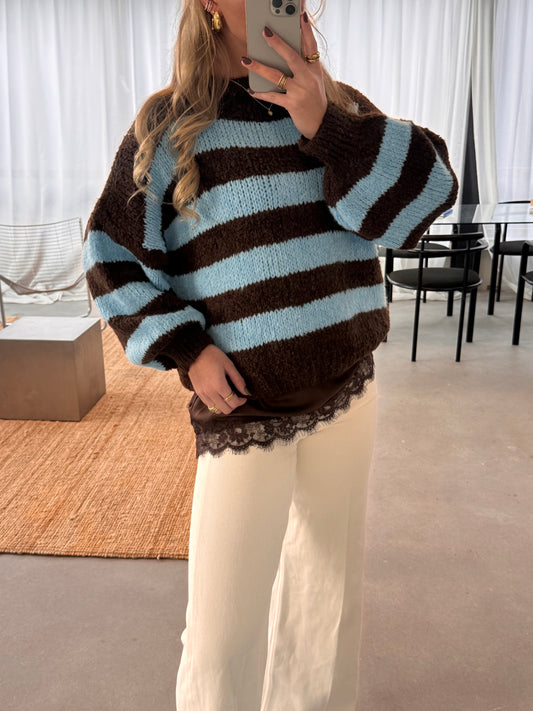 Lina Trui Blauw/Bruin
