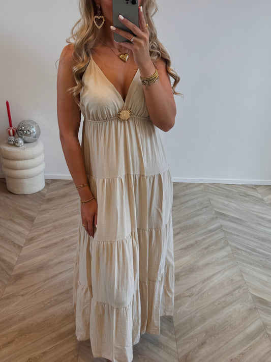 Liv Dress Beige PRE ORDER