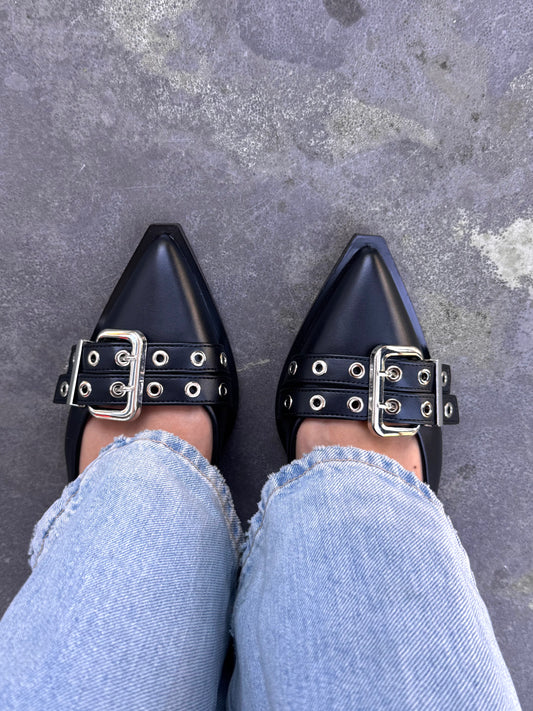 Noa Slingback Zwart