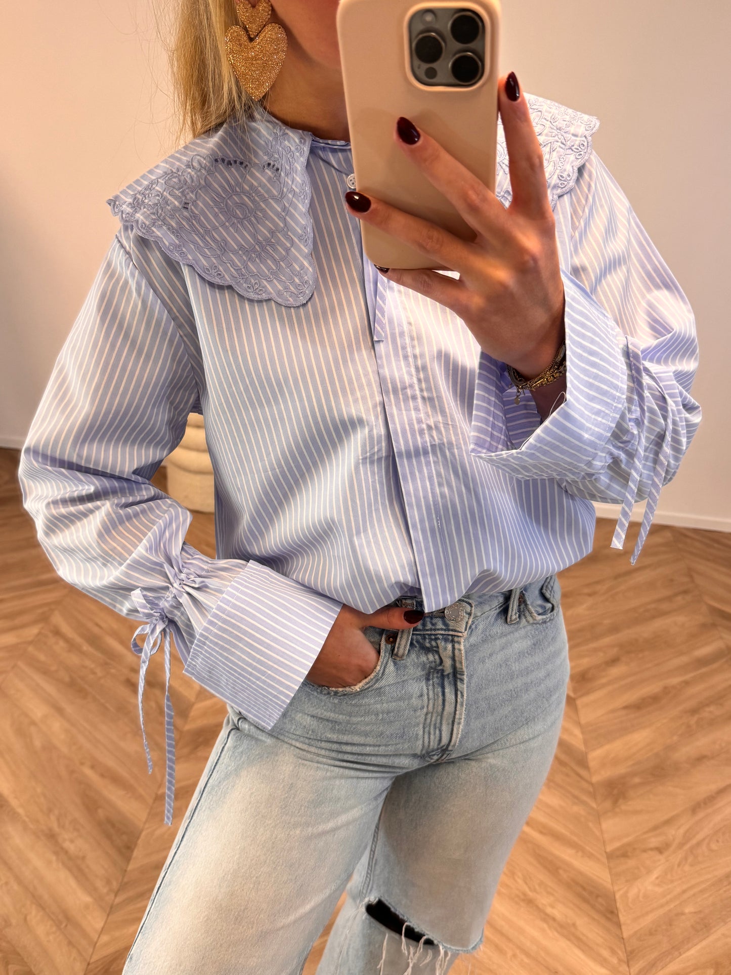 Jolie Blouse Blauw