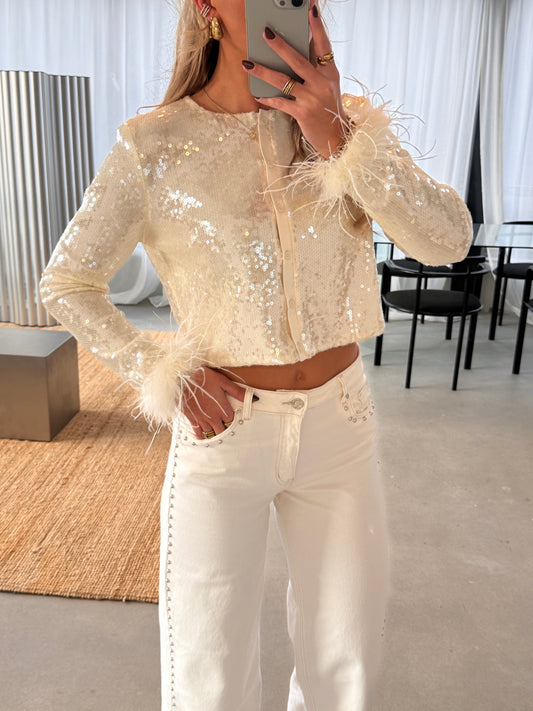 Isa Glitter Veren Top