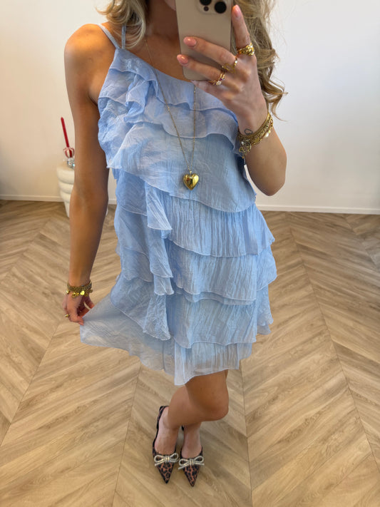 Veerle Dress Lichtblauw