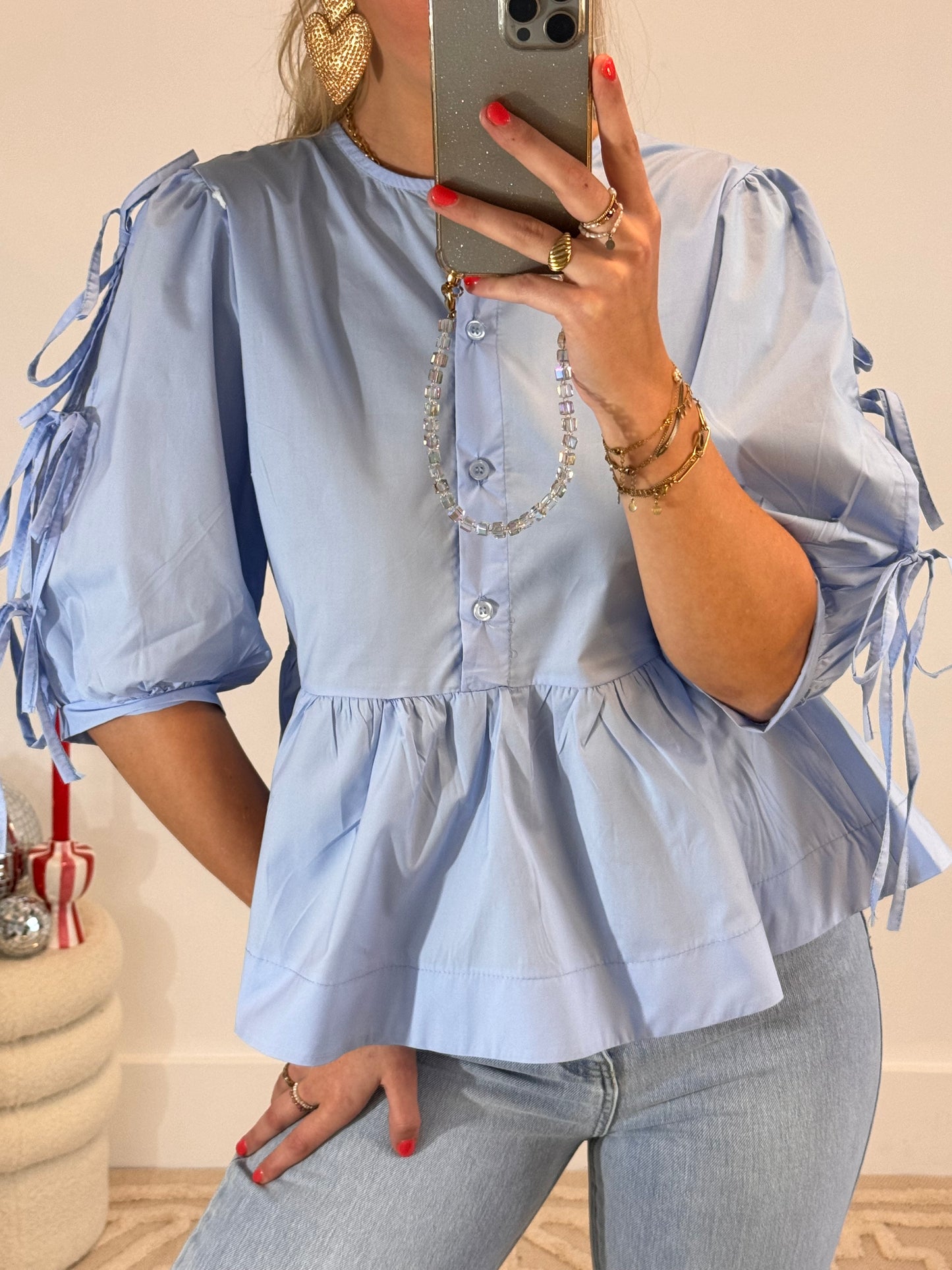 Lily Blouse Blauw