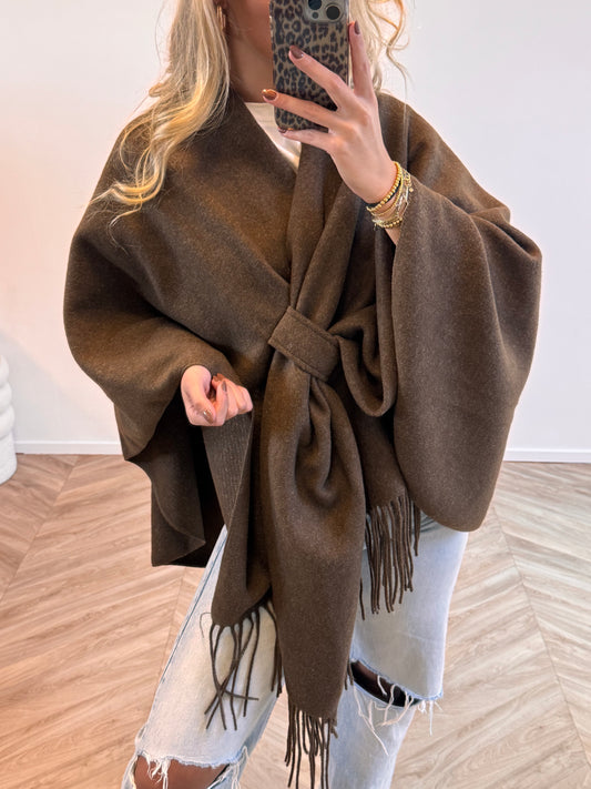 Lola Strik Poncho Bruin
