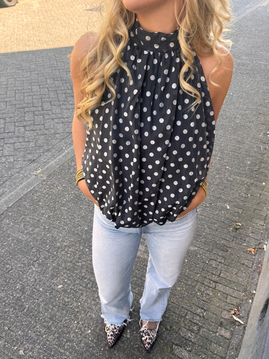 Mees Dot Top Zwart