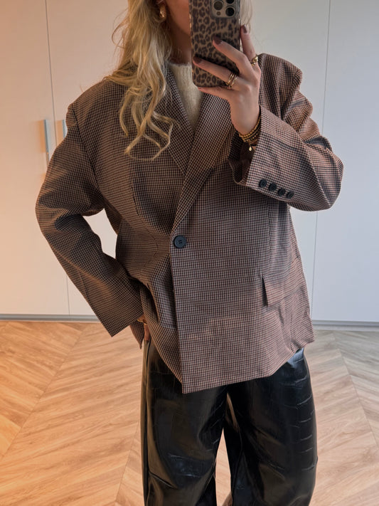 Xavi Oversized Blazer Bordeaux