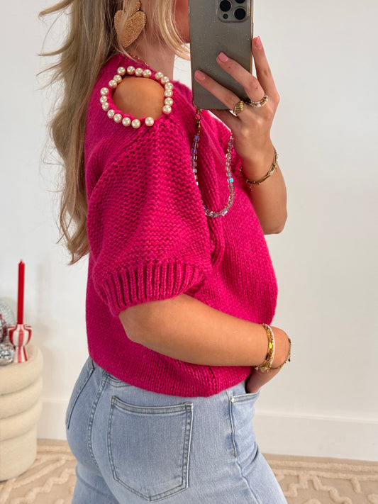 Pearl Knit Roze