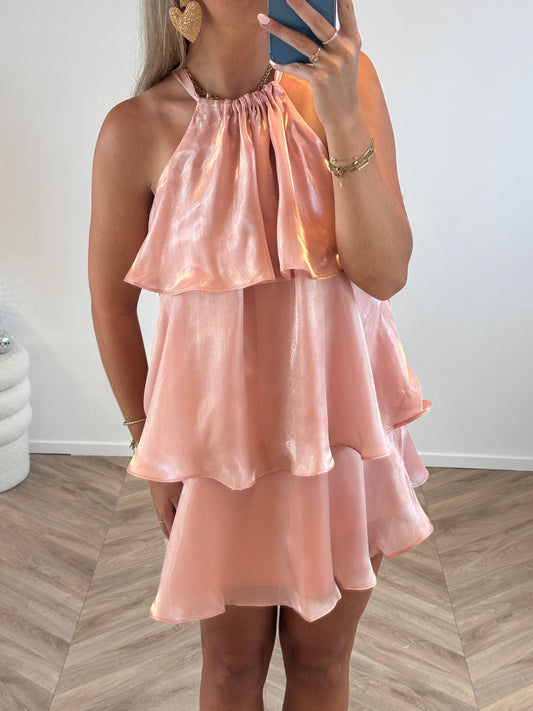 Vera Dress Champagne Roze