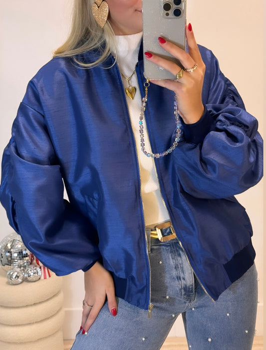 Livia Bomber - Blauw