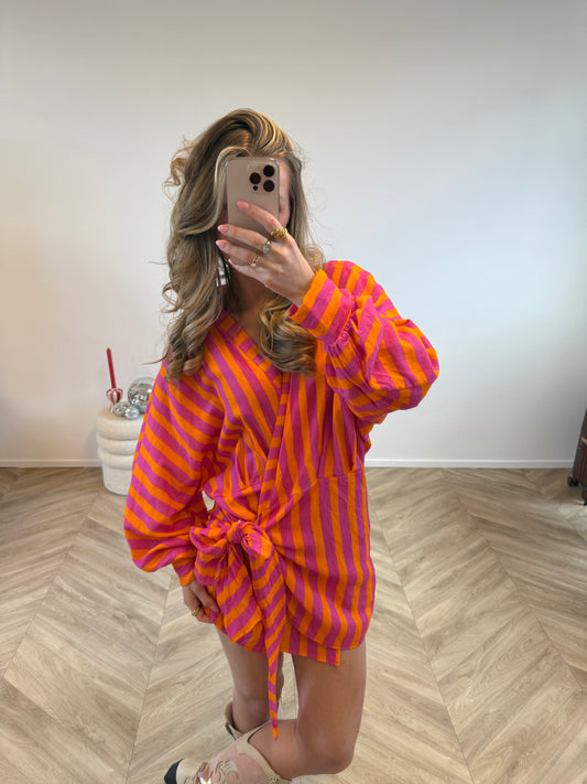 Mae Jurkje Oranje/Roze