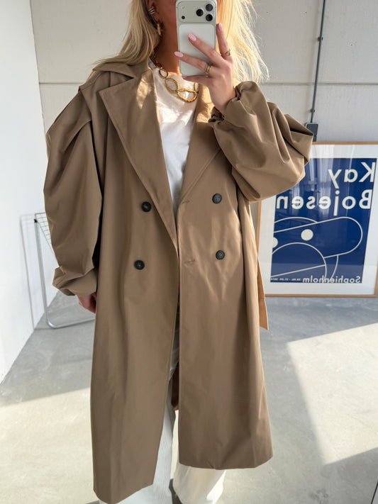 Lily Balloon Trenchcoat Camel PRE ORDER