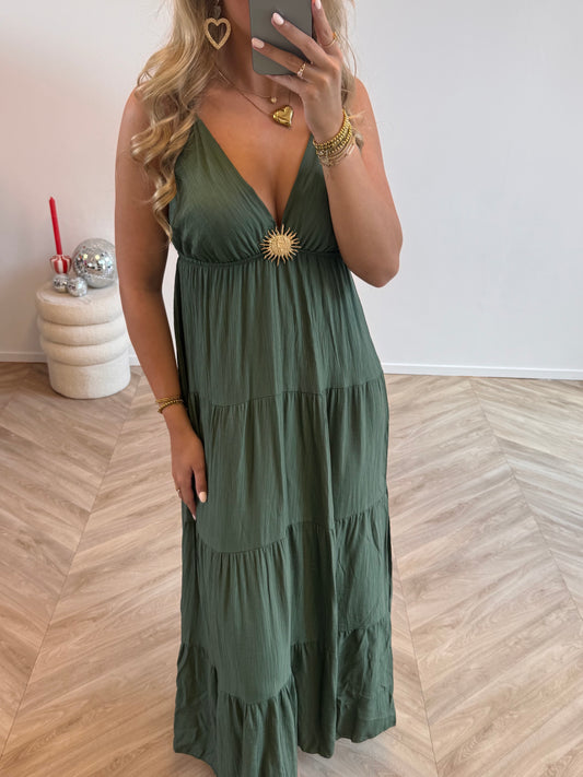 Liv Dress Groen PRE ORDER