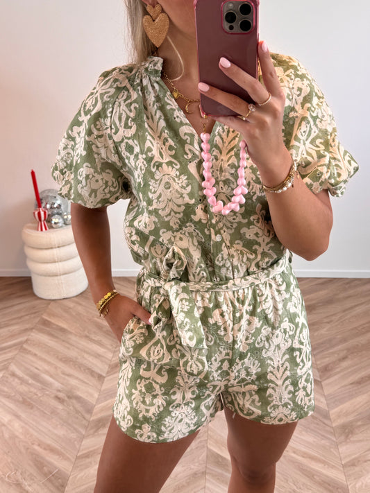 Sara Playsuit Groen