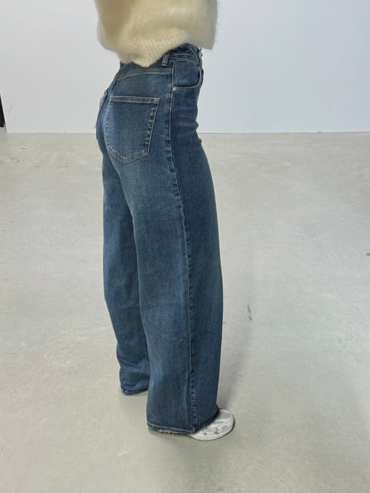 Leah Baggy Tall Jeans Donkerblauw