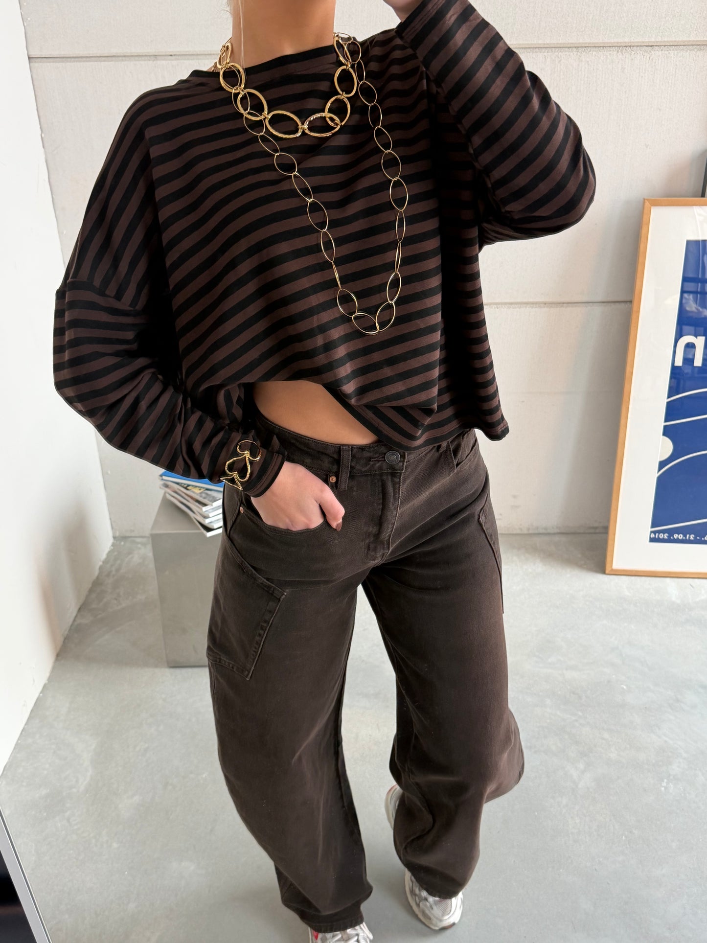 Isa Striped Tee Bruin