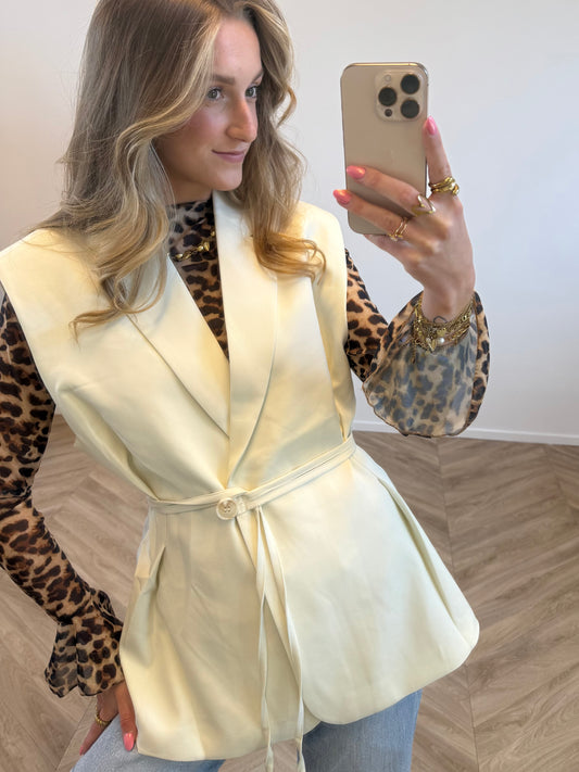 Mila Gilet Creme