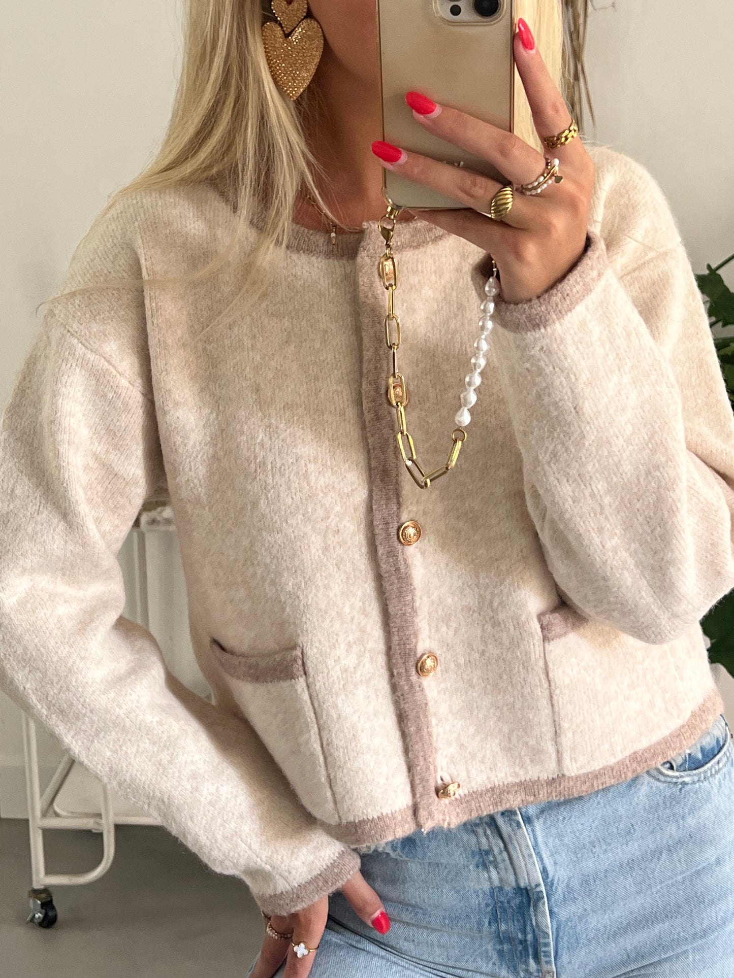 Jade Knit Beige