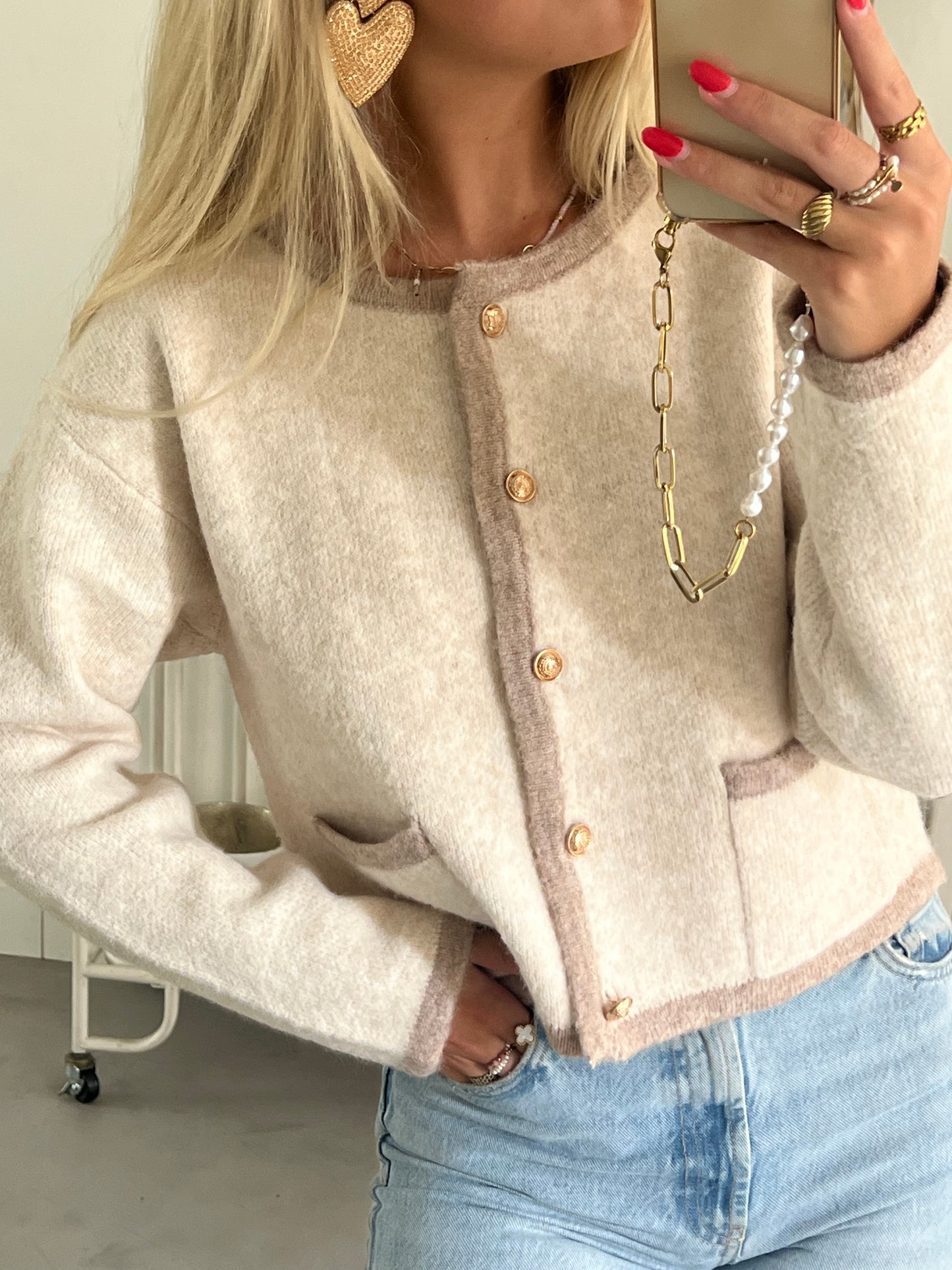 Jade Knit Beige