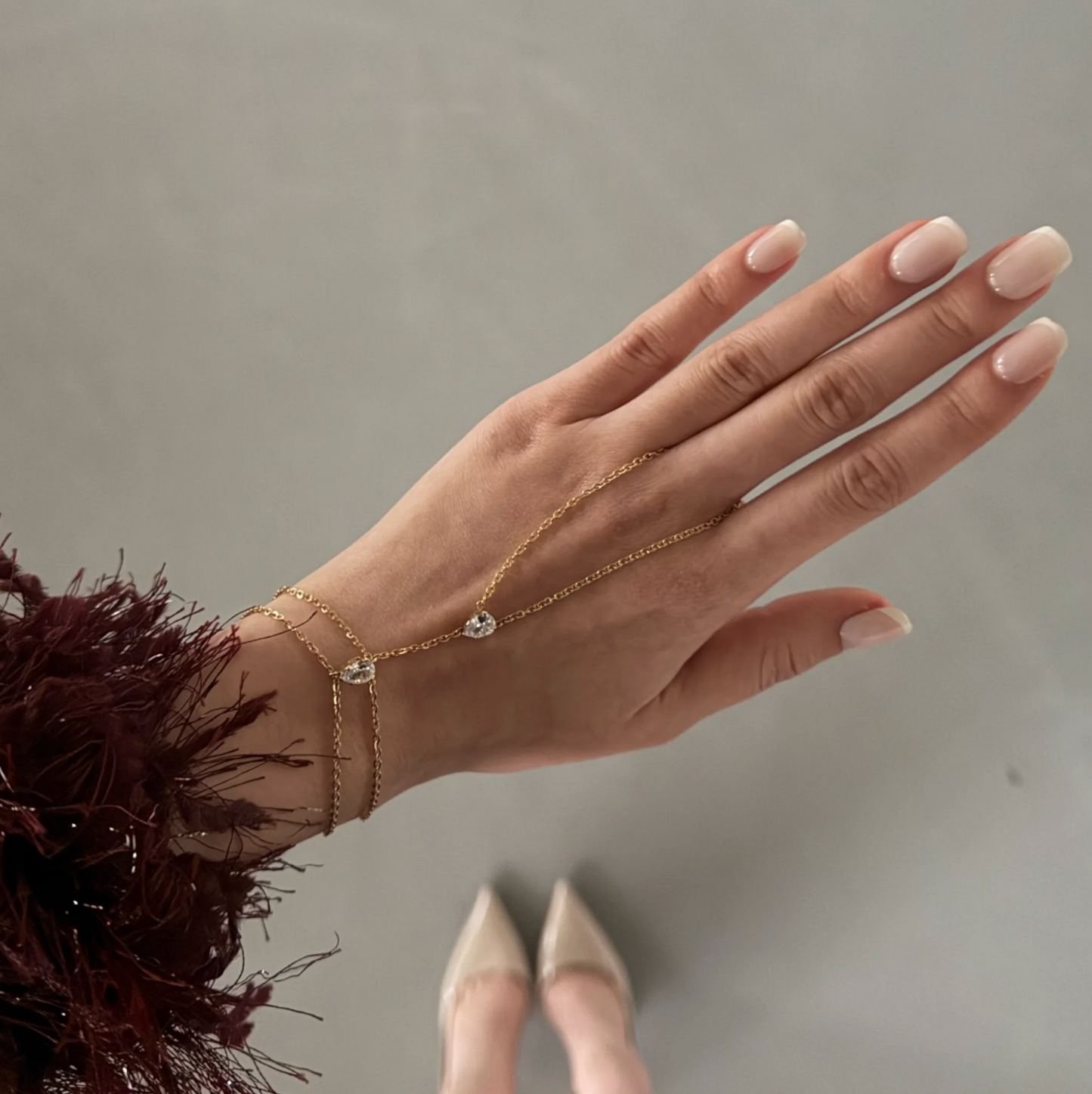 Hand Chain Double Oval