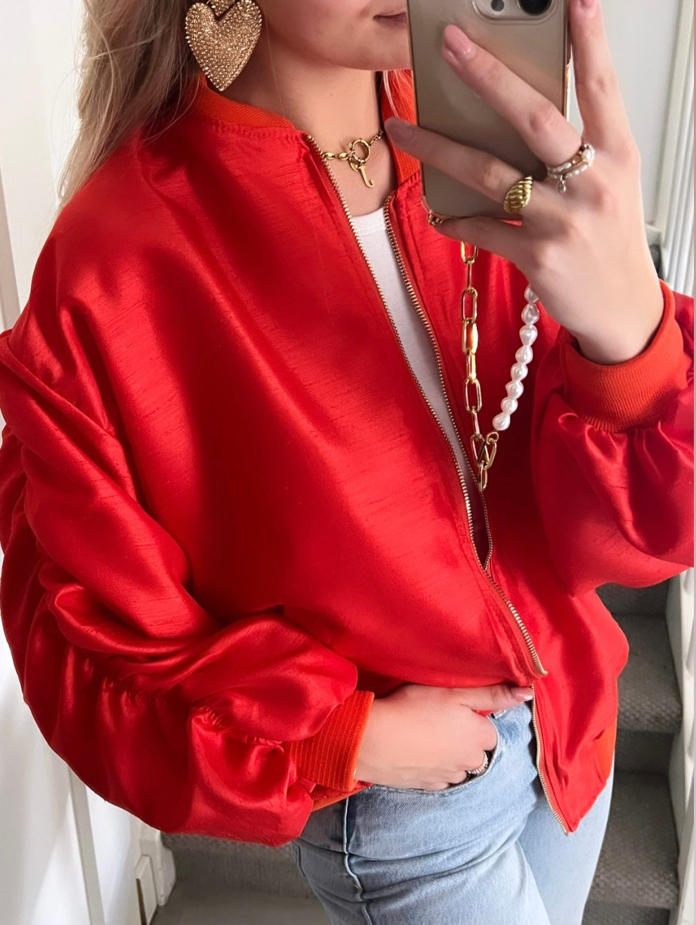 Livia Bomber - Red