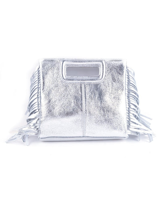 Lot Bag Leather - Silver